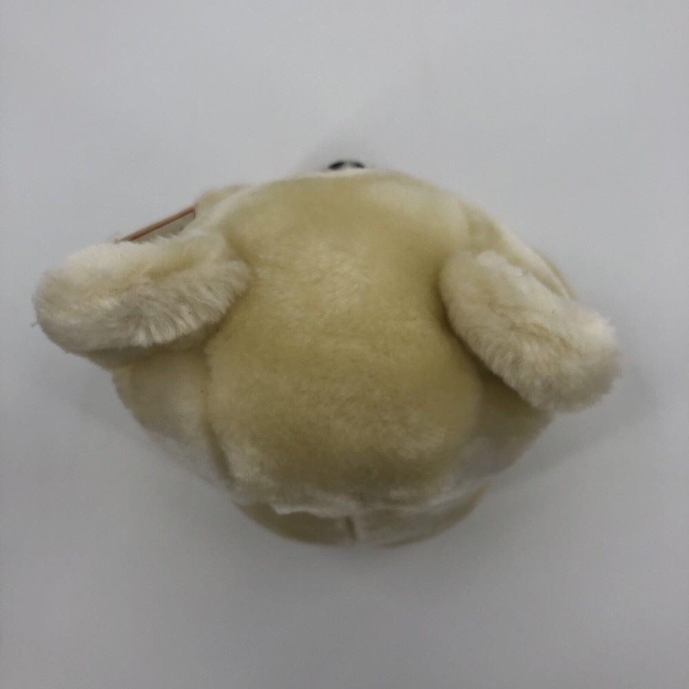 Tonytoy Puli Teddy Bear Plush Stuffed Animal Light Yellow Cream Red Bow 10" TAG - Picture 8 of 12
